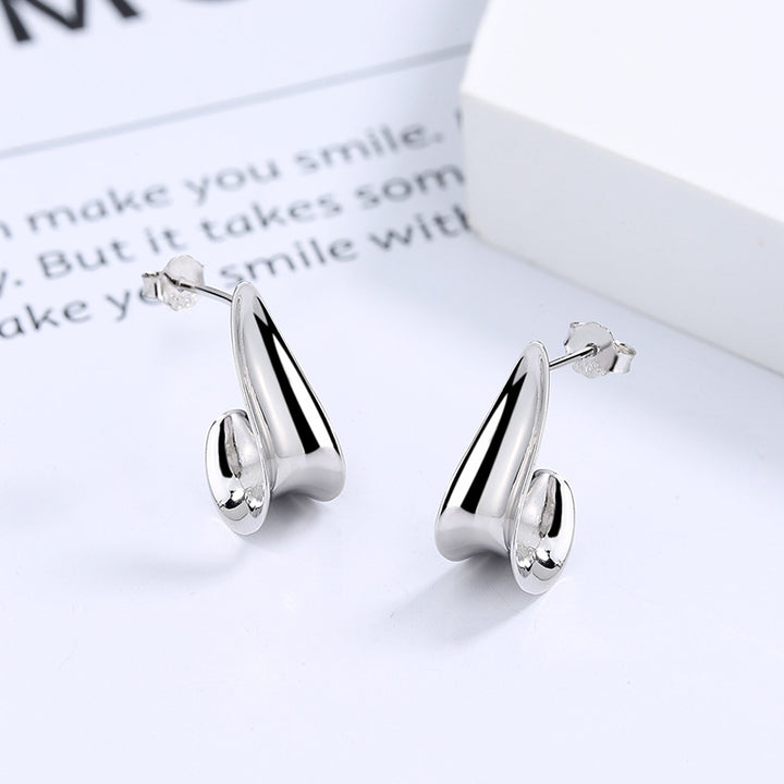 Twisted Earrings Women S925 Sterling Silver Earrings