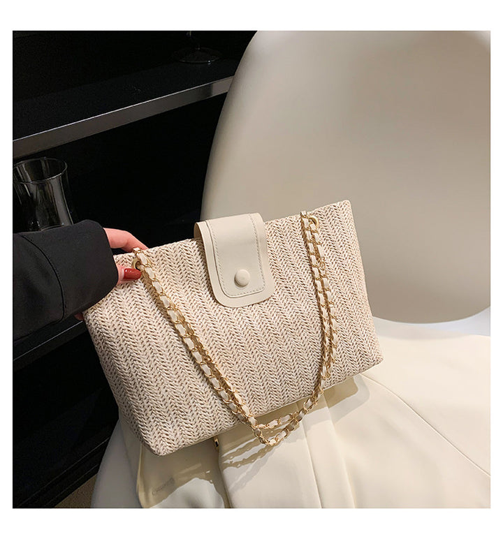 Bolso de mano retro de moda para mujer para vacaciones en la playa