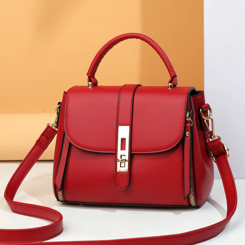 Bolso de Hombro de Mujer de Piel Suave Bandolera Portátil
