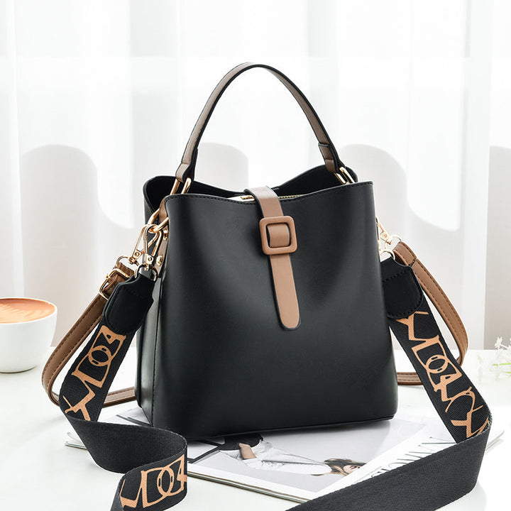 Trendy Fashion Shoulder Bag - Crossbody Foreign Trade Bucket Custom Logo Women&