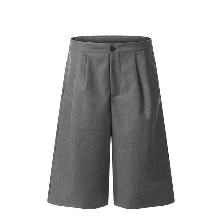 Cropped Short Suit Pants Men&