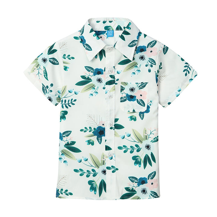 Seaside Style Holiday Couple Parent-child Outfit